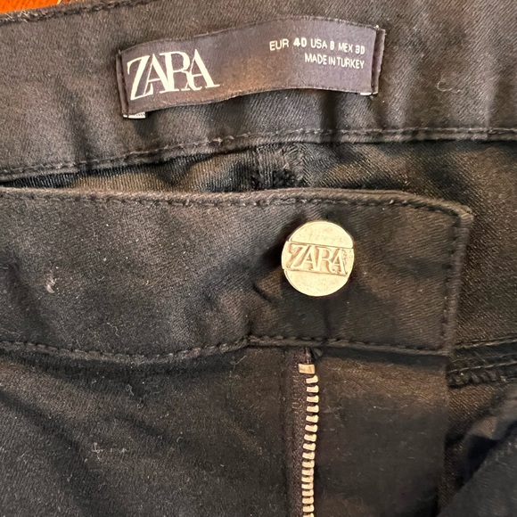 ZARA black cargo slim pants - Picture 5 of 7